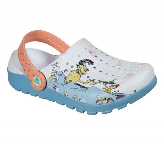 Dámské Mokasíny Skechers Dr. Seuss: GOwalk 5 - Egg On Bílé Viacfarebný | QOGCWEY-87