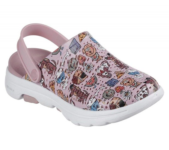 Dámské Mokasíny Skechers Foamies: GO WALK 5 - Pup Life Levandule | MRIJGAH-65