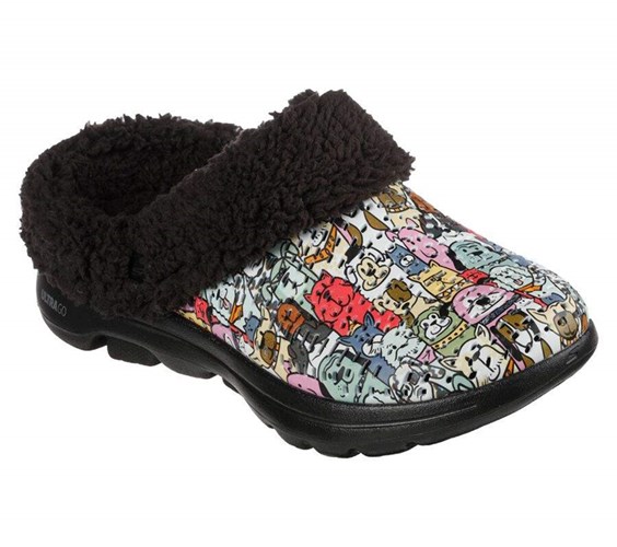 Dámské Mokasíny Skechers Foamies: GO WALK 5 - Dogs for Life Černé Viacfarebný | QBRSKAJ-42