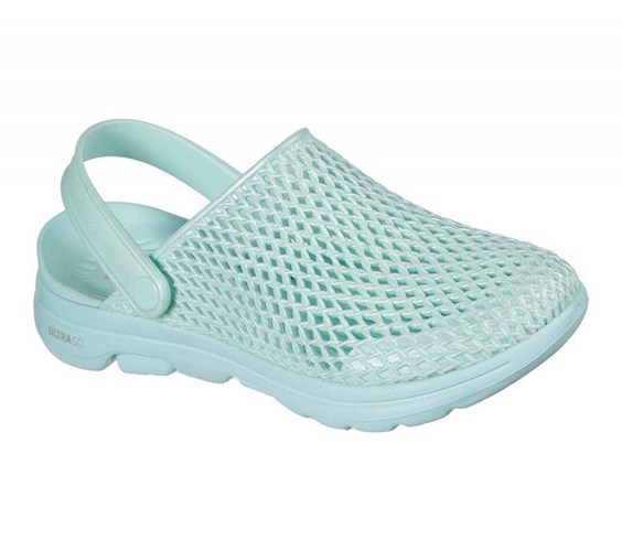 Dámské Mokasíny Skechers Foamies: GOwalk 5 - Sea Scape Tyrkysové | LKEVTFM-52