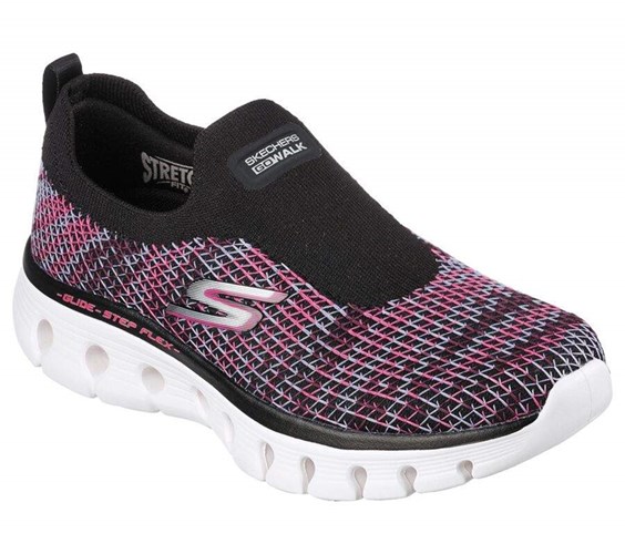 Dámské Mokasíny Skechers GO WALK Glide-Step Flex - Energy Vision Černé Viacfarebný | KUGWSMO-53