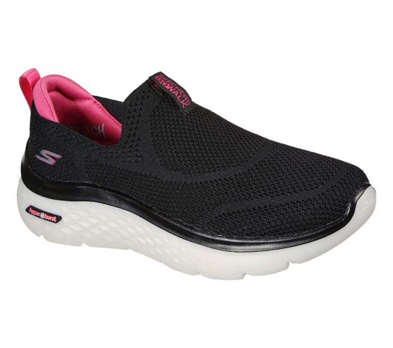 Dámské Mokasíny Skechers GOwalk Hyper Burst - Solar Winds Černé Růžové | KASHRML-84