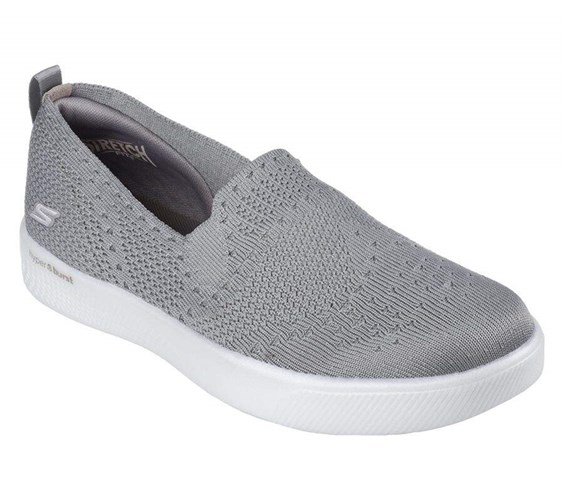 Dámské Mokasíny Skechers Hyper Vulc - Refined Šedé | UYFDBLQ-80