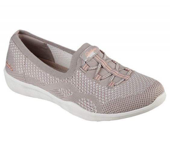 Dámské Mokasíny Skechers Newbury St - Be Adventurous Šedé Hnědé | OHKAWTX-74