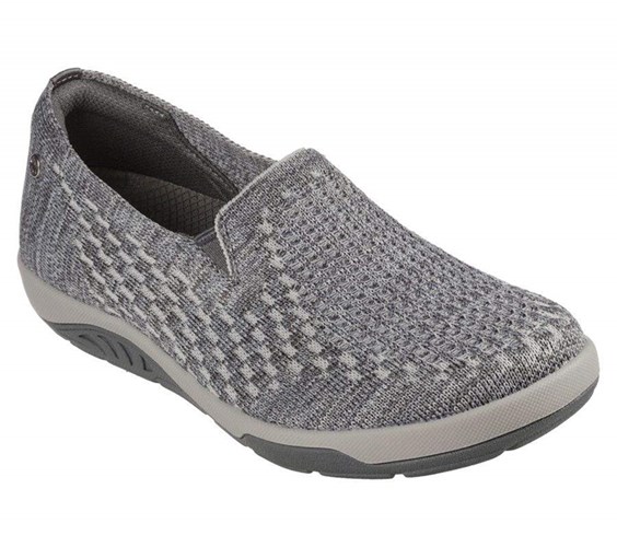 Dámské Mokasíny Skechers Relaxed Fit: Arch Fit Reggae Cup - For Fun Šedé | VNFHSLW-57