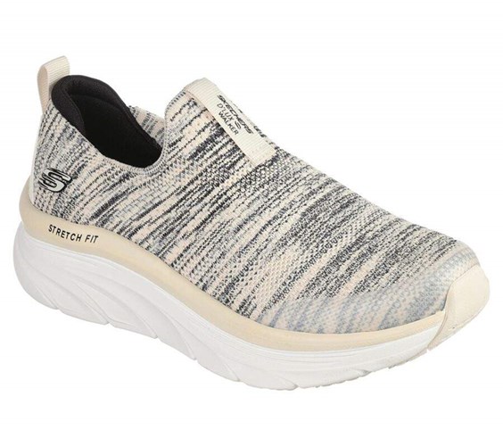 Dámské Mokasíny Skechers Relaxed Fit: D'Lux Walker - Quick Upgrade Béžový Černé | MJVNGXY-30