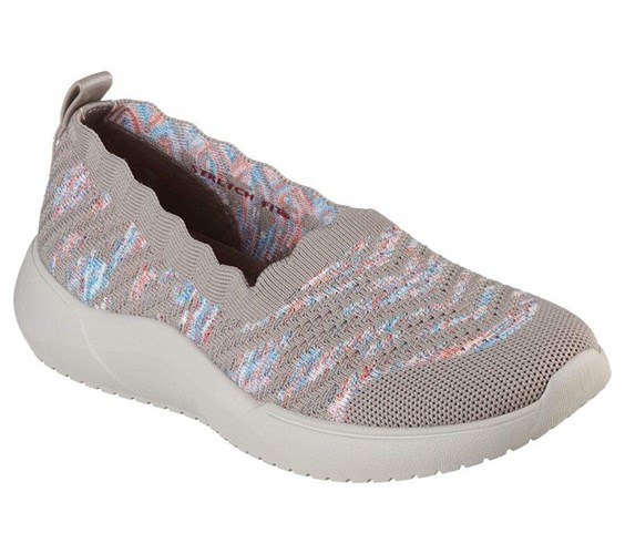 Dámské Mokasíny Skechers Relaxed Fit: Seager Cup - My Impression Šedé Hnědé Viacfarebný | DARYZTS-15