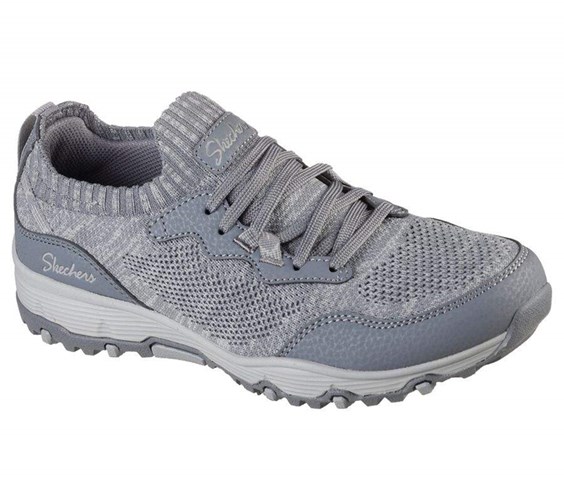 Dámské Mokasíny Skechers Seager Hiker - Sunny Dream Šedé | QJVDCFM-56