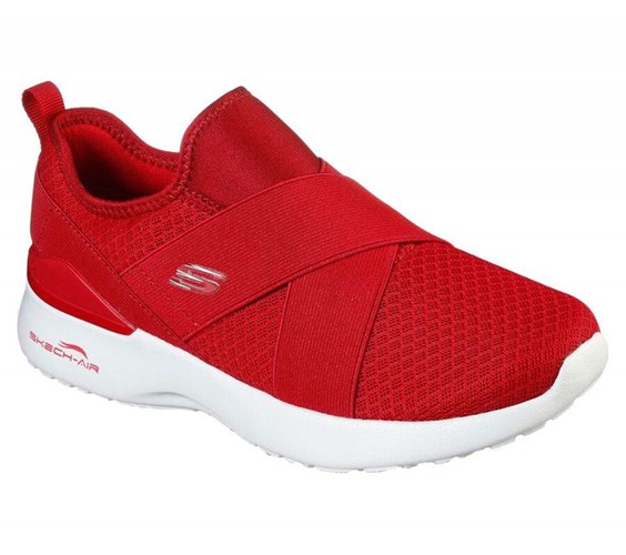 Dámské Mokasíny Skechers Skech-Air Dynamight - Easy Call Červené | ANLFOBS-03