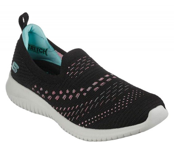 Dámské Mokasíny Skechers Ultra Flex - Fresh Step Černé Viacfarebný | LIQNMBG-56