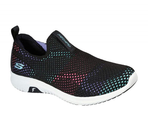 Dámské Mokasíny Skechers Ultra Flex Prime - Wondrous Gain Černé Viacfarebný | KEHSFTD-46