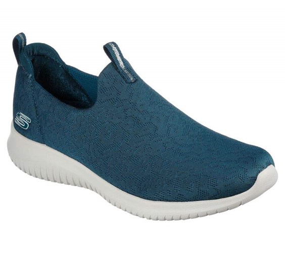 Dámské Mokasíny Skechers Ultra Flex - Pure Spark Tyrkysové | RDZMTSF-96