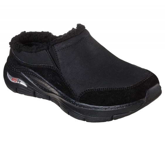 Dámské Pantofle Skechers Arch Fit Smooth Černé | RDKQSGY-02