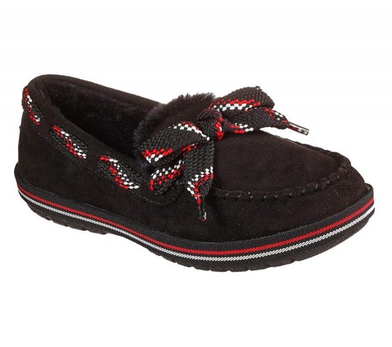 Dámské Pantofle Skechers BOBS Too Cozy - Zimní's End Černé | BCYKSLU-23