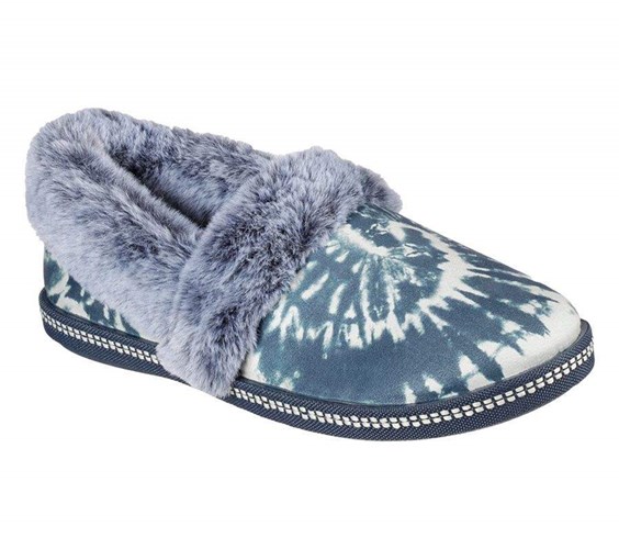 Dámské Pantofle Skechers Cozy Campfire - Slumber Party Tmavě Blankyt | KARHEMS-08