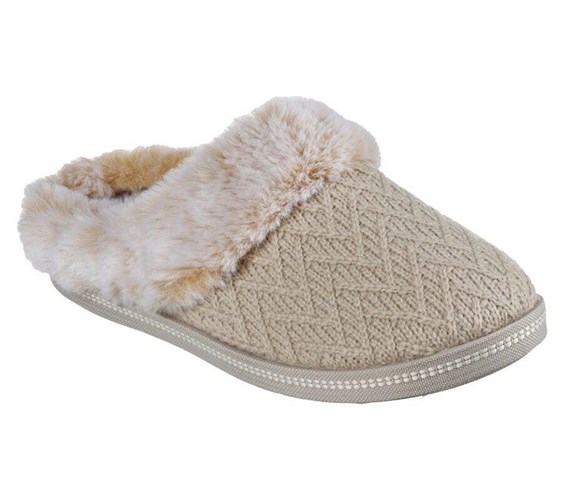 Dámské Pantofle Skechers Cozy Campfire - Home Essential Béžový | XBIWKRD-97