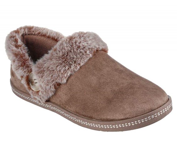 Dámské Pantofle Skechers Cozy Campfire - Fresh Toast Hnědé | YSFNHLM-68