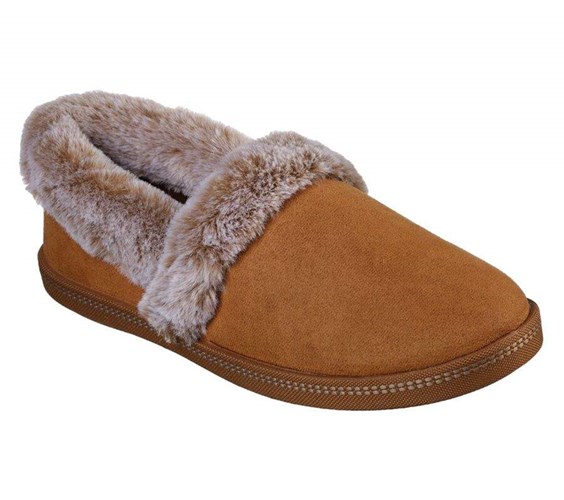 Dámské Pantofle Skechers Cozy Campfire - Team Toasty Hnědé | ZHAIEMT-83