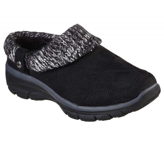 Dámské Pantofle Skechers Easy Going - Good Duo Černé | ALYFDVT-82