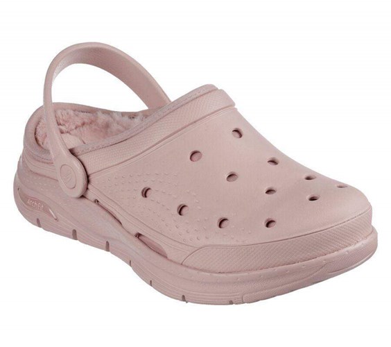 Dámské Pantofle Skechers Foamies: Arch Fit Podšité - Cuddle Life Fialové | MQCHGPA-63