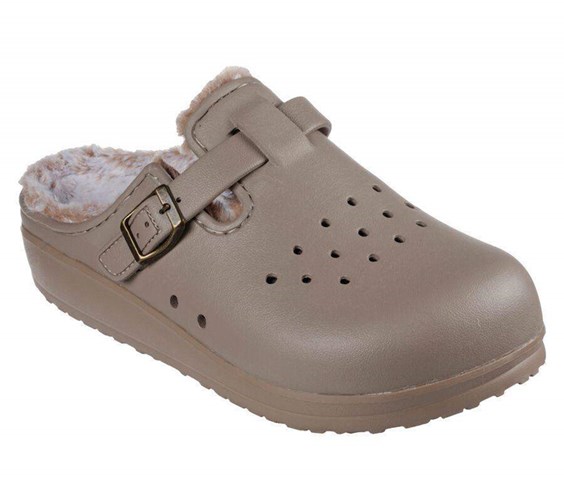 Dámské Pantofle Skechers Foamies: Cali Breeze 2.0 Podšité - Cozy Chic Hnědé | UOEXVKR-65