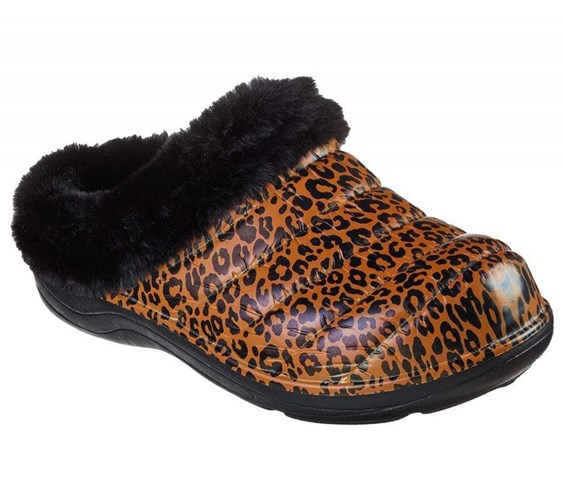 Dámské Pantofle Skechers Foamies: Cozy Camper Podšité - Snow Leopard | MVDKCRL-67