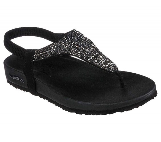 Dámské Sandály Skechers Arch Fit Meditation - Rock On Černé | GBCKPHQ-72