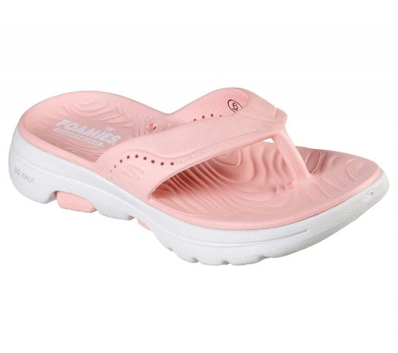 Dámské Sandály Skechers Foamies: GO WALK 5 - Fall for It Koralove | EMZXQVR-17