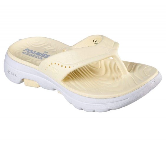 Dámské Sandály Skechers Foamies: GO WALK 5 - Fall for It Žluté | VILSYQW-52