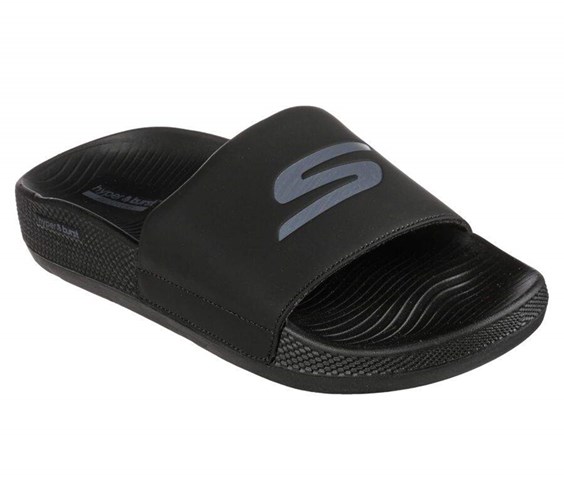 Dámské Sandály Skechers Hyper Pantofle - Superb Černé | GJCXYRD-16