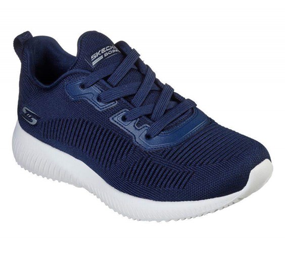 Dámské Tenisky Skechers BOBS Sportovní Squad - Tough Talk Tmavě Blankyt | ATELVYR-12