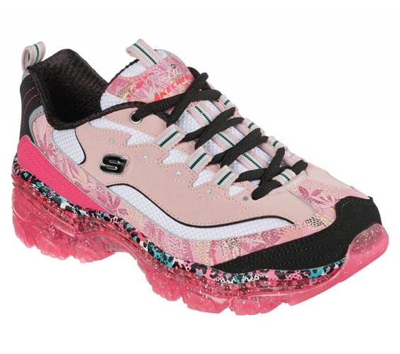 Dámské Tenisky Skechers D'Lites Crystal - Rich Glamour Růžové Viacfarebný | EFWROSZ-81