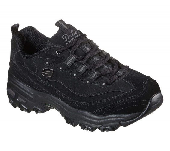 Dámské Tenisky Skechers D'Lites - Play On Černé | RWYGTEV-27