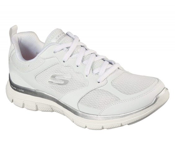 Dámské Tenisky Skechers Flex Appeal 4.0 - Active Flow Bílé | XVZKJQI-24