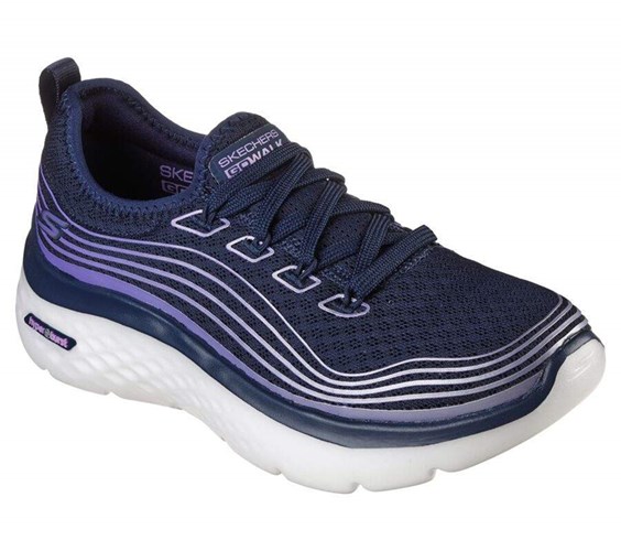 Dámské Tenisky Skechers GO WALK Hyper Burst - Valar Tmavě Blankyt Levandule | SXTLMVE-37