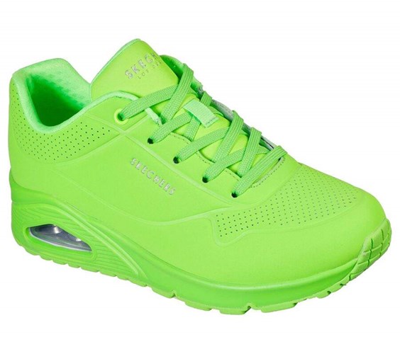 Dámské Tenisky Skechers Uno - Night Shades Světle Zelene | TUOGIAV-35