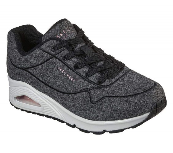 Dámské Tenisky Skechers Uno - Woolina Šedé | FVLGDSI-67