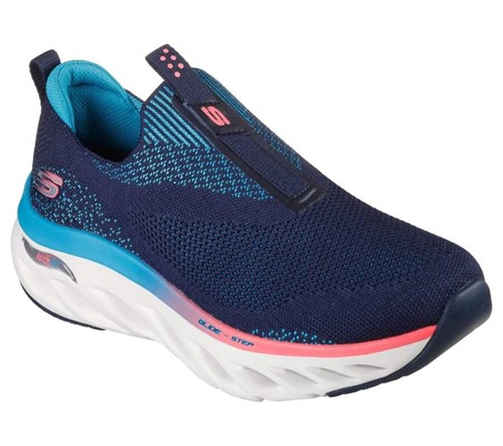 Dámské Trekové Boty Skechers Arch Fit Glide-Step Tmavě Blankyt Viacfarebný | PBWYQVT-32