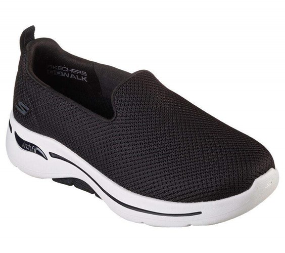 Dámské Trekové Boty Skechers GO WALK Arch Fit - Grateful Černé | YSQBLVR-20