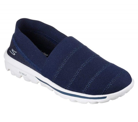 Dámské Trekové Boty Skechers GO WALK Classic - Gracious Joy Tmavě Blankyt | PFSOHYL-68