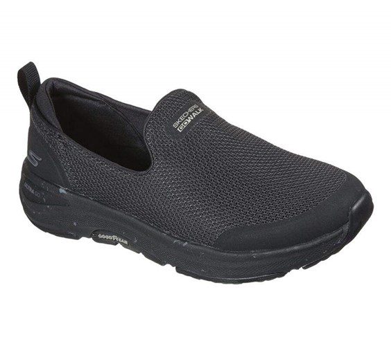 Dámské Trekové Boty Skechers GO WALK Outdoorové - Fun Trailové Černé | QSVIMUF-60