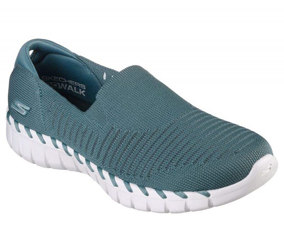 Dámské Trekové Boty Skechers GO WALK Smart 2 - Cherlin Tmavě Zelene | AQZCLGN-36