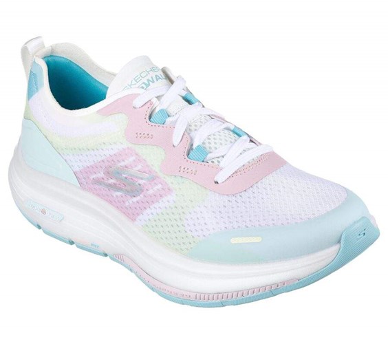 Dámské Trekové Boty Skechers GO WALK Workout Walker - Galaxy Motion Bílé Viacfarebný | LCDVEPF-28