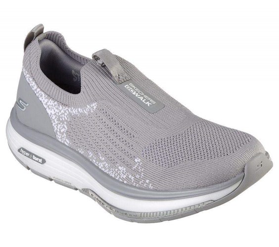 Dámské Trekové Boty Skechers GO WALK Workout Walker - Quick Motion Šedé | NBZEYTS-78