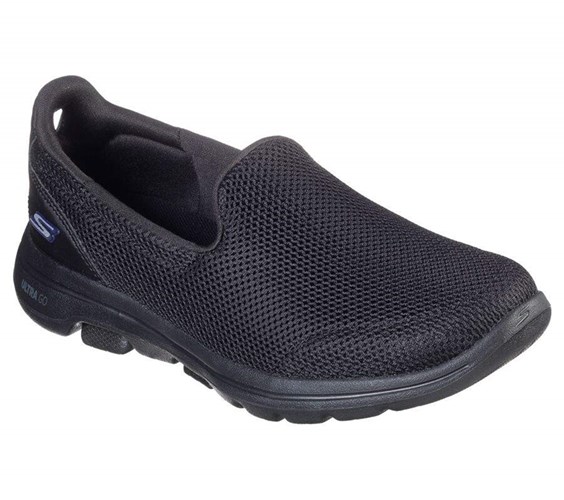 Dámské Trekové Boty Skechers GOwalk 5 Černé | IAQUFZV-65