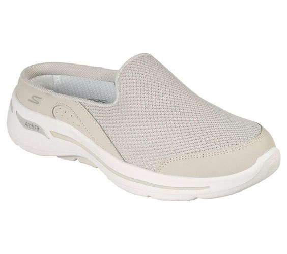 Dámské Trekové Boty Skechers GOwalk Arch Fit - Seven Seas Šedé Hnědé | QCYONPT-12