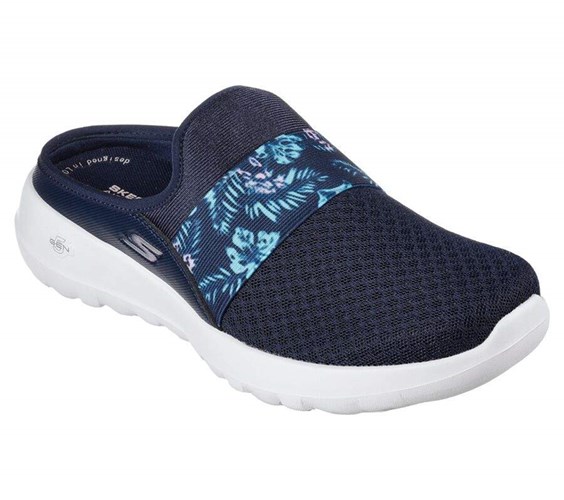 Dámské Trekové Boty Skechers GOwalk Joy - Tropical Oasis Tmavě Blankyt | FCZAVIR-18