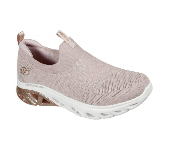 Dámské Trekové Boty Skechers Glide-Step Sportovní - Daily Spark Růžové | LAUDORS-04