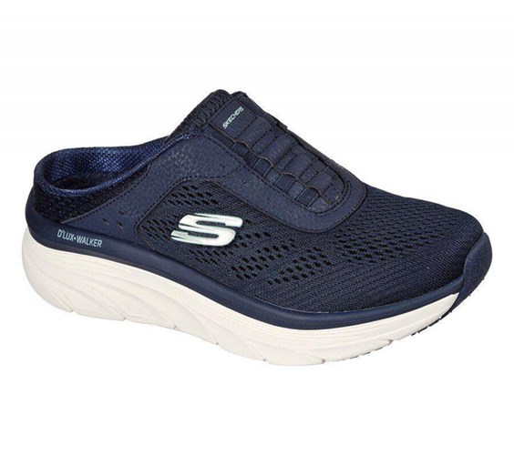 Dámské Trekové Boty Skechers Relaxed Fit: D'Lux Walker - Calm Aura Tmavě Blankyt | AHISQRL-48