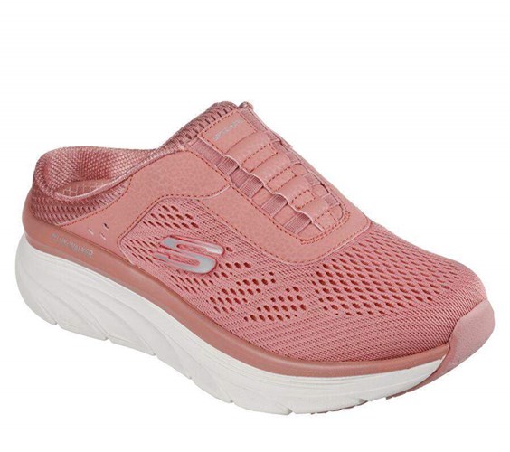 Dámské Trekové Boty Skechers Relaxed Fit: D'Lux Walker - Calm Aura Růžové | RPCLZSK-91